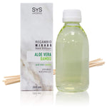 Geurstokjes Bamboe – Aloe Vera Navulling luchtverfrisser huisparfum 200ml SYS Labnatur Nederland
