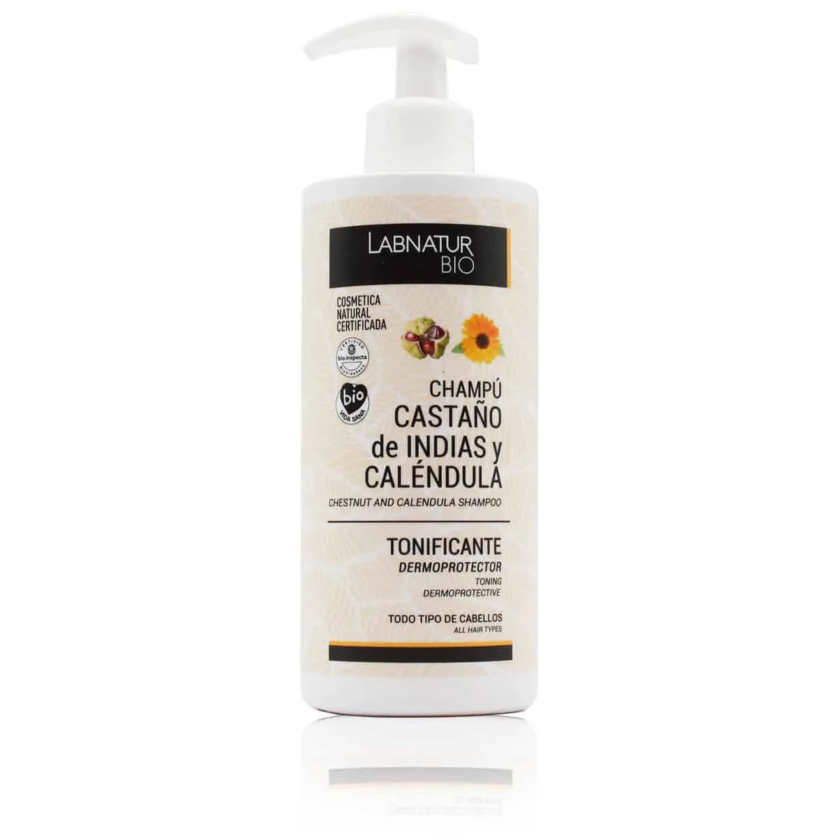 Natuurlijke Shampoo met Kastanje en Calendula Toning 450ml Labnatur Bio Labnatur Nederland