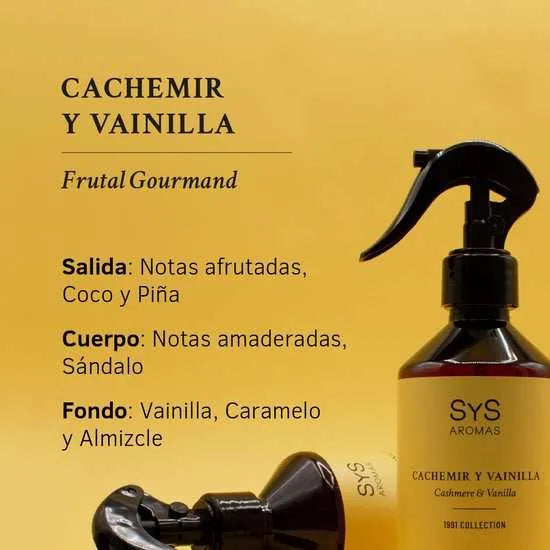 SYS Kasjmier & Vanille Roomspray - Huisparfum - Interieurspray 300ml Labnatur Nederland