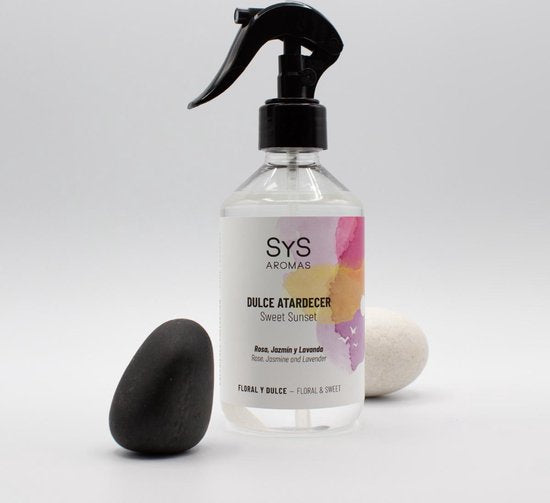 Luxe Sweet Sunset | Roos, Jasmijn & Kersenbloesem - Kamerspray Labnatur Nederland