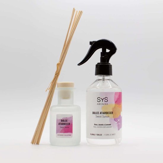 Luxe Sweet Sunset | Roos, Jasmijn & Kersenbloesem - Kamerspray Labnatur Nederland