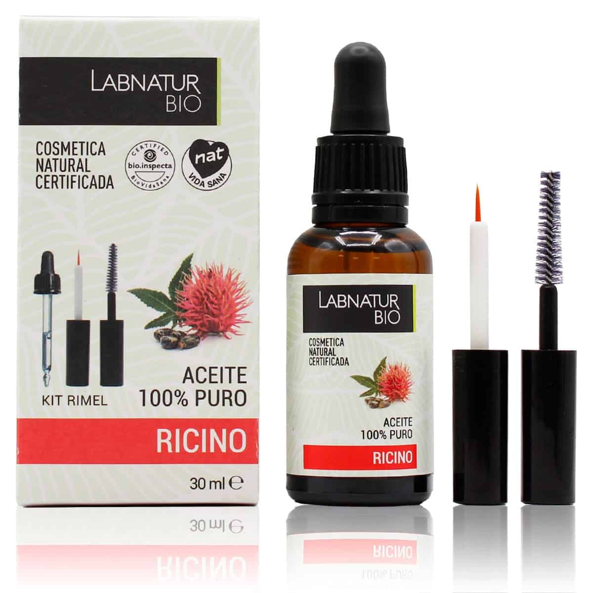 Professioneel Wimper- & Wenkbrauwserum – 100% Natuurlijk met Ricinusolie Labnatur Nederland