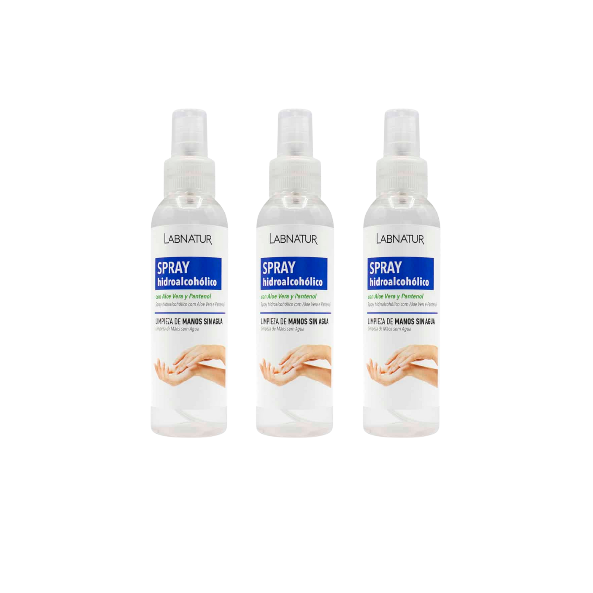 Handdesinfectie Spray Aloë Vera 125 ml – Professionele bundels