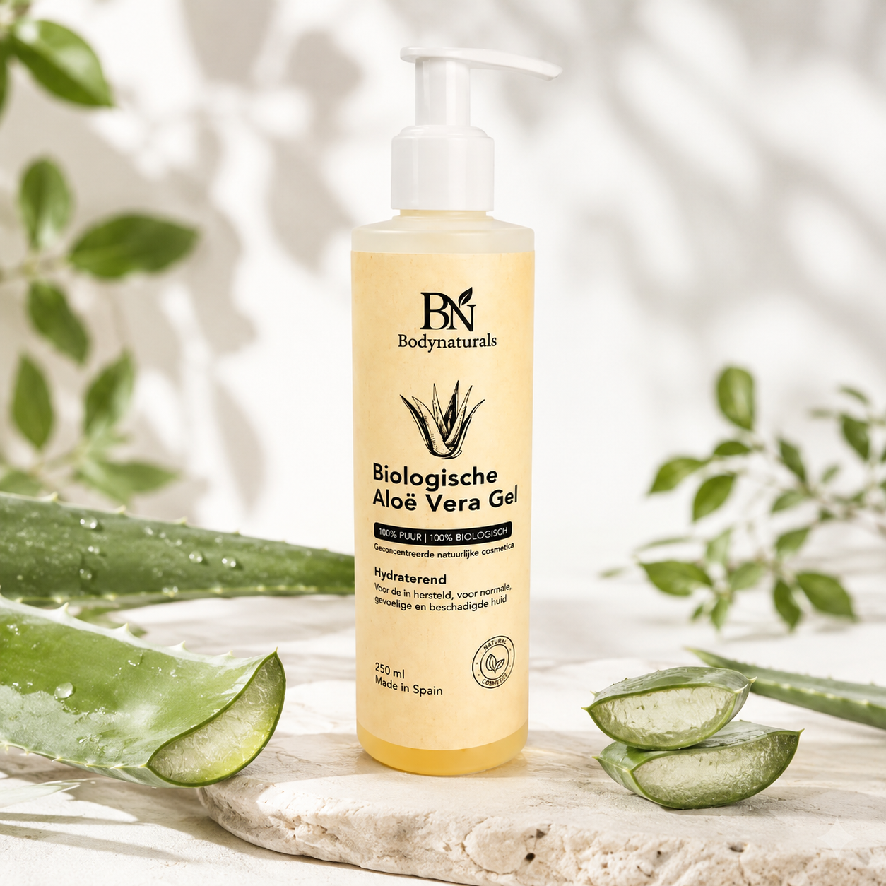 Aloë Vera Gel Biologisch 250 ml – Puur & Kalmerend