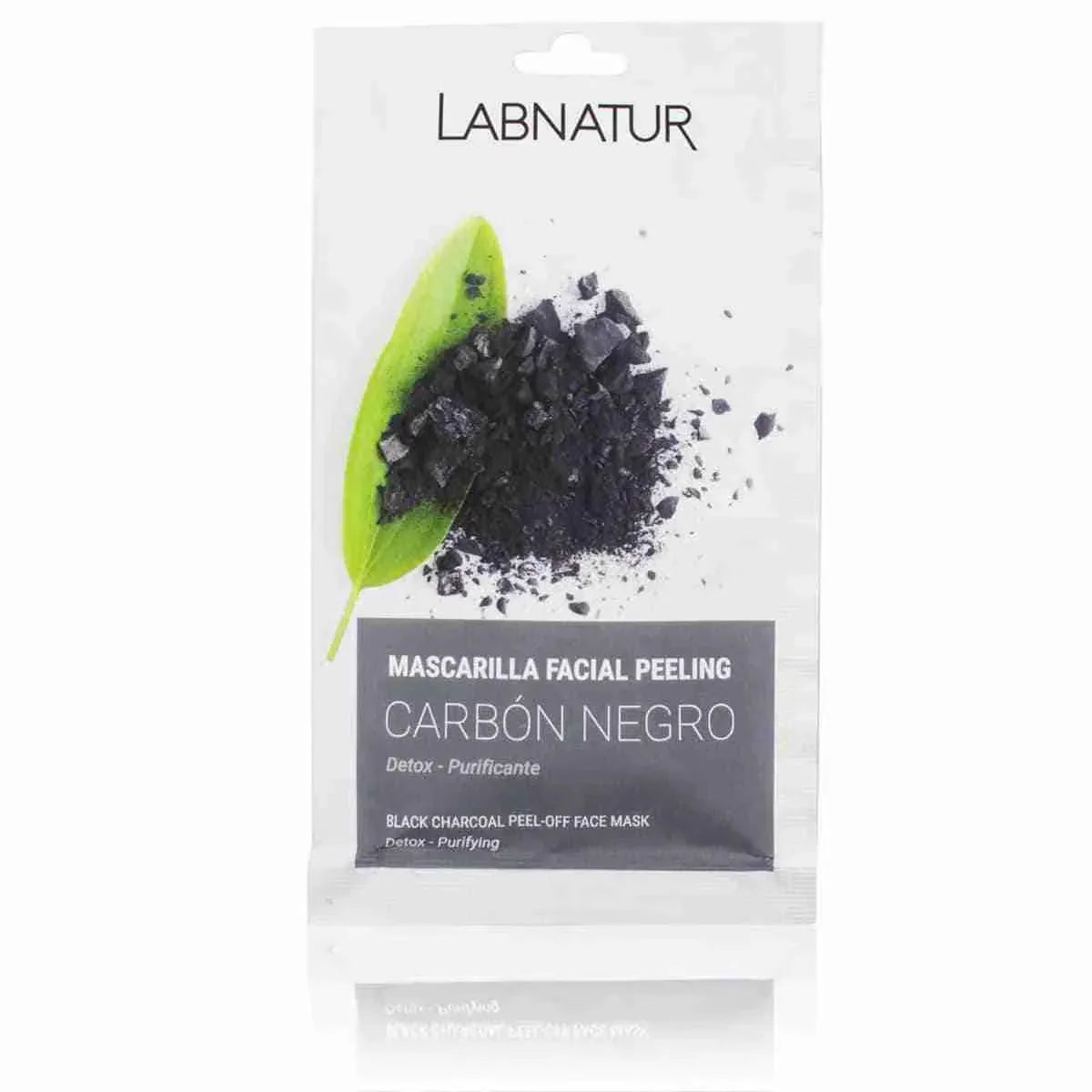 Gezichtsmasker Houtskool Peeling 10ml gezichtsreiniging Labnatur Labnatur Nederland