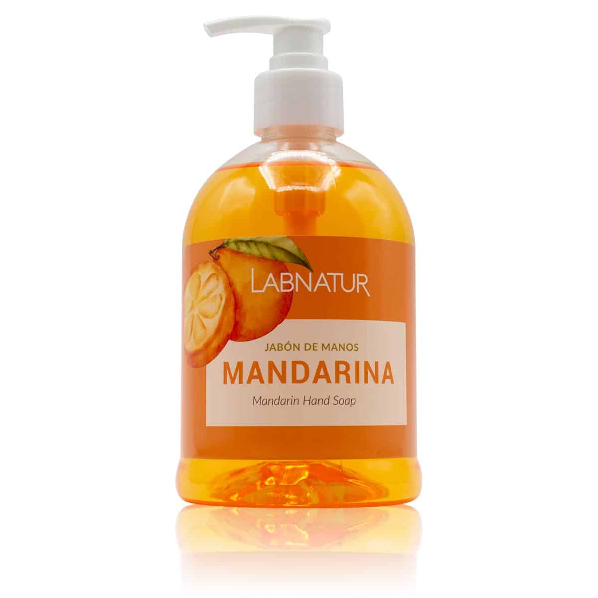 Vloeibare Handzeep Mandarijn Zeep 500ml Labnatur