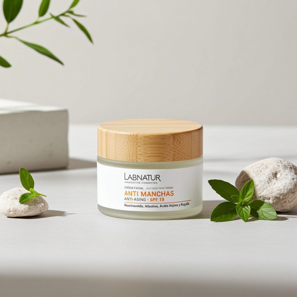 Sample | Anti-Vlekken Gezichtscrème 3 ml met SPF15 – Tegen Pigmentvlekken – Labnatur