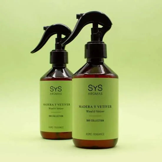 SYS Hout & Vetiver Roomspray - Huisparfum - Interieurspray 300ml Labnatur Nederland