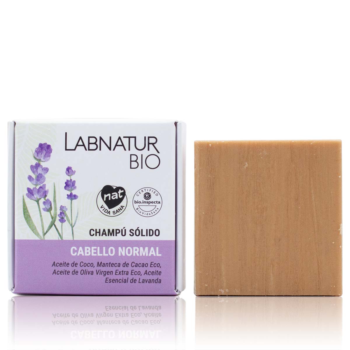 Shampoo Blok 100% natuurlijk voor normaal haar 75g Labnatur Bio
